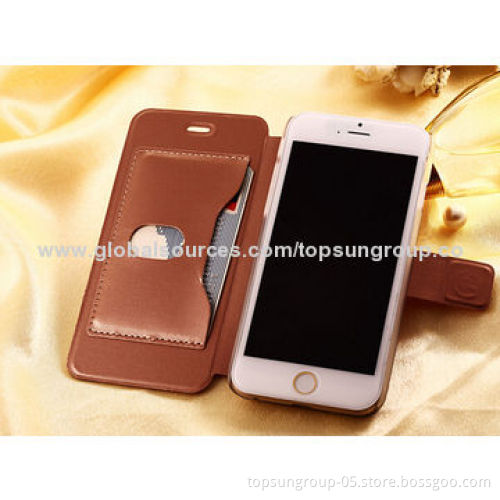 PU Leather Case for iPhone 6, Voltage Technology with Card Slot, New Arrival